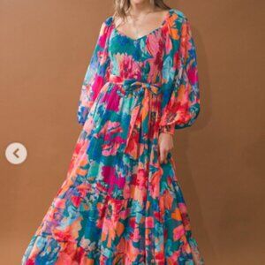 Flying Tomato Floral Dress (Size 1X)